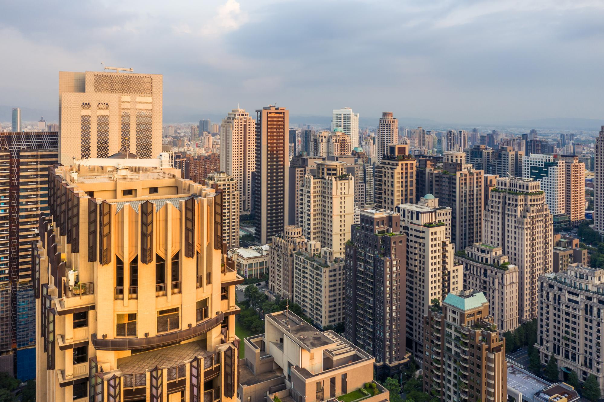 Modern city skyline representing infrastructure and real estate